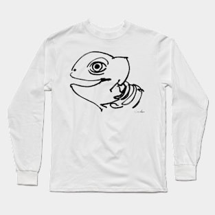 Smiling Iguana Long Sleeve T-Shirt